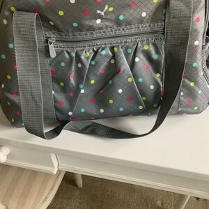 Thirty -one stylish Gray Polka Dot Women's Bag